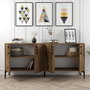 Hanah Home Consola Industrial Kiev - Walnut
